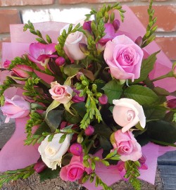 Fragrant Roses Freesias