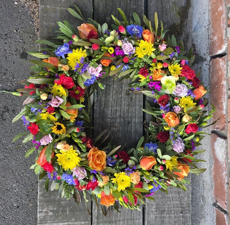 Remembrance Wreath Flowers Christchurch